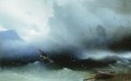 ouragan à la mer 1850 Romantique Ivan Aivazovsky russe